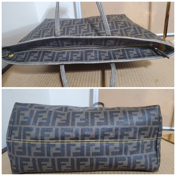 FendiRoll Tote Zucca Coated Canvas Medium - Picture 7 of 13
